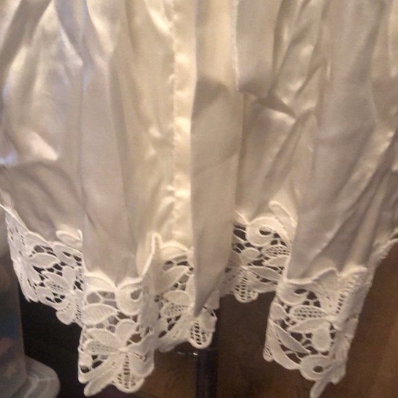 New Without Tags:  Silky Bridal Robe with belt - Picture 10 of 17